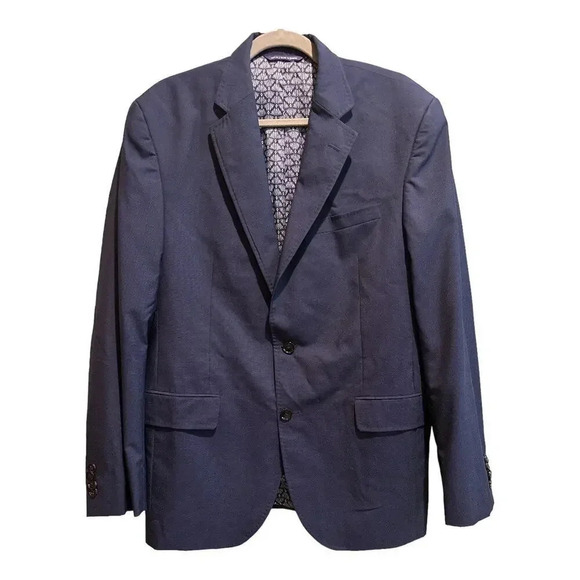 NWOT Ted Baker London Endurance‎ Blazer In Navy Size 44R - Picture 3 of 8
